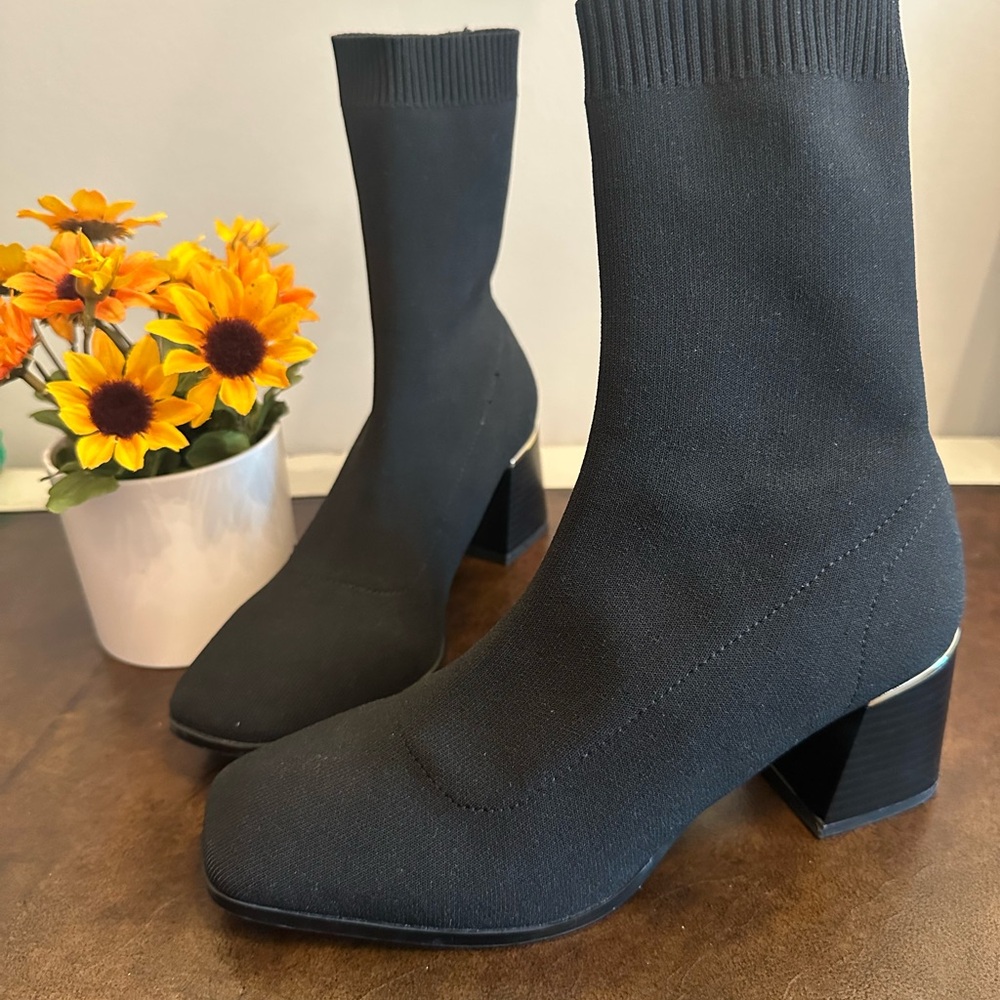 Aldo Black Heeled Boots